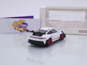 Preview: Norev 750044 # Porsche 911 (992) GT3 RS Baujahr 2022 " weiß-rot " 1:43