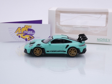 Preview: Norev 750045 # Porsche 911 (992) GT3 RS Baujahr 2022 " mintgrün " 1:43