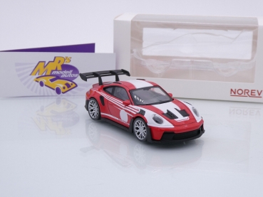 Preview: Norev 750047 # Porsche 911 (992) GT3 RS Baujahr 2022 " rot-weiß " 1:43
