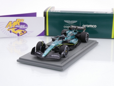 Spark S8576 # Aston Martin AMR23 F1 #18 Bahrain GP 2023 " Lance Stroll " 1:43
