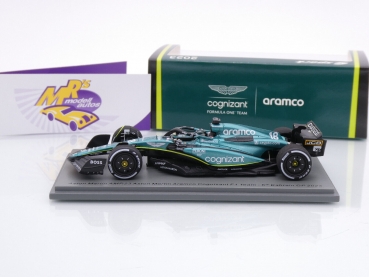 Preview: Spark S8576 # Aston Martin AMR23 F1 #18 Bahrain GP 2023 " Lance Stroll " 1:43