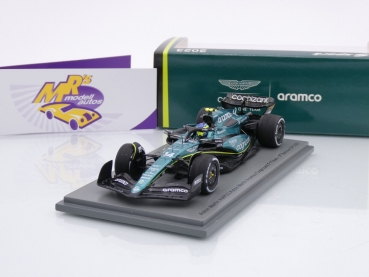 Spark S8575 # Aston Martin AMR23 F1 #14 Bahrain GP 2023 " Fernando Alonso " 1:43