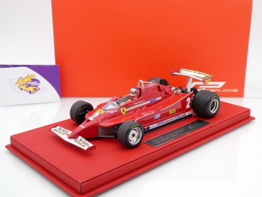 GP Replicas GPGV04 # Ferrari 126C Formel 1 Italy GP 1980 " Gilles Villeneuve " 1:18