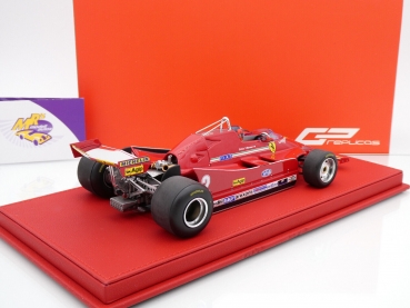 Preview: GP Replicas GPGV04 # Ferrari 126C Formel 1 Italy GP 1980 " Gilles Villeneuve " 1:18