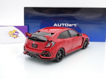 Preview: AUTOart 73223 # Honda Civic Type R FK8 Baujahr 2021 " Flame Red / rot " 1:18