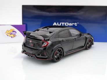 Preview: AUTOart 73222 # Honda Civic Type R FK8 Baujahr 2021 " Pearl Black / schwarz " 1:18