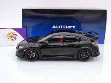 Preview: AUTOart 73222 # Honda Civic Type R FK8 Baujahr 2021 " Pearl Black / schwarz " 1:18