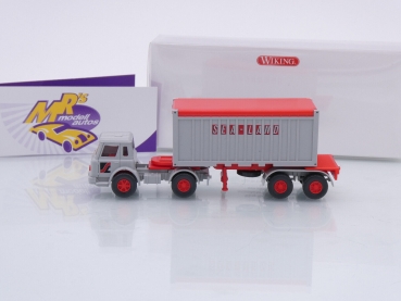 Preview: Wiking 0525 01 # Harvester Containersattelzug 20' Baujahr 1962-79 " Sea-Land " 1:87