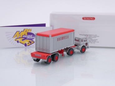 Preview: Wiking 0525 01 # Harvester Containersattelzug 20' Baujahr 1962-79 " Sea-Land " 1:87