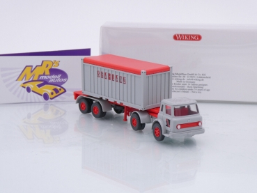 Preview: Wiking 0525 01 # Harvester Containersattelzug 20' Baujahr 1962-79 " Sea-Land " 1:87