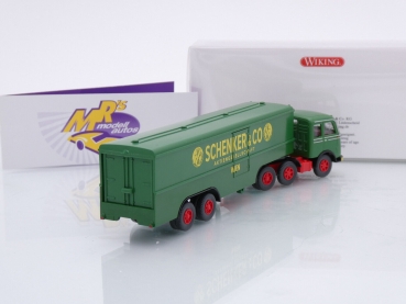 Preview: Wiking 0513 27 # Mercedes-Benz LPS 333 Koffersattelzug Baujahr 1958-61 " Schenker & Co. Wien " 1:87