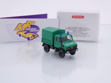 Preview: Wiking 0374 04 # Mercedes-Benz Unimog U 1700 Baujahr 1975-93 " Polizei " 1:87