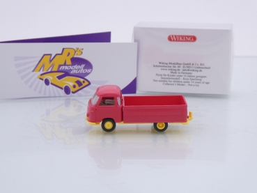 Preview: Wiking 0270 04 # Borgward Pritschenwagen Baujahr 1957-61 " rose-gelb " 1:87