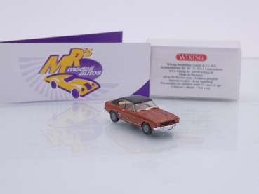 Preview: Wiking 0821 08 # Ford Capri I Coupe Baujahr 1969-72 " kupferbraunmetallic " 1:87