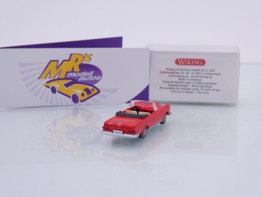 Preview: Wiking 0153 03 # Mercedes-Benz 280 SE Cabriolet Baujahr 1968-72 " rot " 1:87