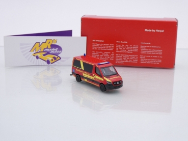 Preview: Herpa 097345 # Mercedes-Benz Sprinter '18 Flachdach " Feuerwehr Stuttgart " 1:87