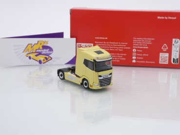 Preview: Herpa 316262 # DAF XG 2-achs Zugmaschine " tuscangelbmetallic " 1:87