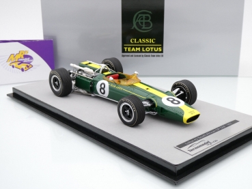 Tecnomodel TM18-188C # Lotus 43 F1 #8 DNF Südafrika GP 1967 " Graham Hill " 1:18