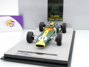 Preview: Tecnomodel TM18-188B # Lotus 43 F1 Nr.11 Belgien GP 1966 " Peter Arundell " 1:18