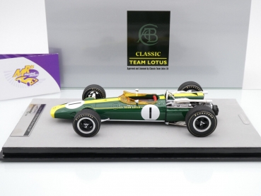 Preview: Tecnomodel TM18-188A # Lotus 43 Nr.1 Sieger F 1 USA GP 1966 " Jim Clark " 1:18