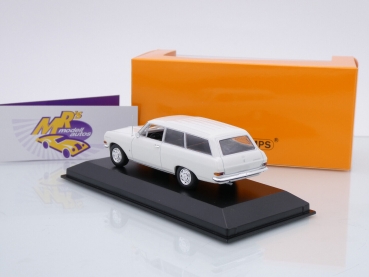 Preview: Maxichamps 940041010 # Opel Rekord A Caravan Baujahr 1962 " weiß " 1:43