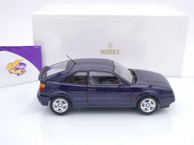 Preview: Norev 188660 # Volkswagen VW Corrado VR6 Baujahr 1992 " Aquablaumetallic " 1:18