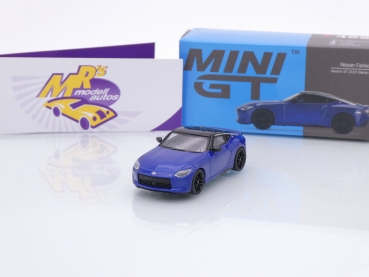 TSM MINI GT MGT00452-L # Nissan Fairlady Z ST 2023 LHD " Serian Blue " 1:64