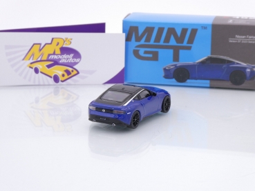 Preview: TSM MINI GT MGT00452-L # Nissan Fairlady Z ST 2023 LHD " Serian Blue " 1:64