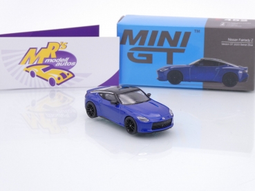 Preview: TSM MINI GT MGT00452-L # Nissan Fairlady Z ST 2023 LHD " Serian Blue " 1:64