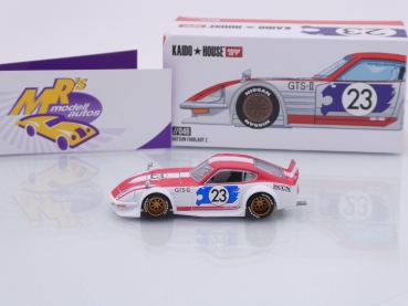 Preview: TSM MINI GT KHMG046 # Datsun Fairlady Z Nr.23 rot-weiß " Kaido House " 1:64