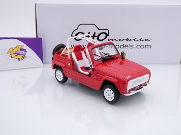 Preview: Ottomobile OT998 # Renault R4L JP4 Frosch Baujahr 1955 " rot " 1:18