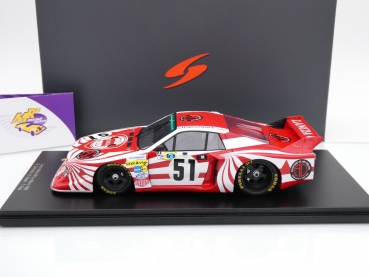 Preview: Spark 18S422 # Lancia Beta Nr.51 24h Le Mans 1980 " B. Darniche - H. Heyer " 1:18