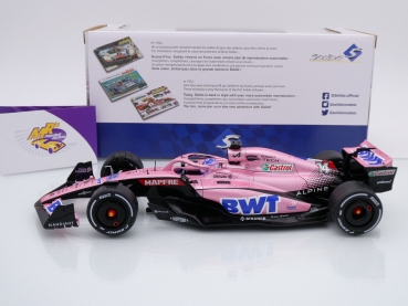 Preview: Solido S1808801 # Alpine F1 A522 Nr.14 Bahrain GP 2022 " Fernando Alonso " 1:18
