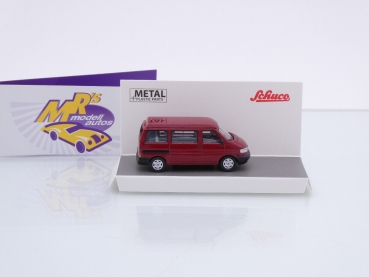 Preview: Schuco 26676 # Volkswagen VW T4b California Bus Baujahr 1990 " weinrot " 1:87