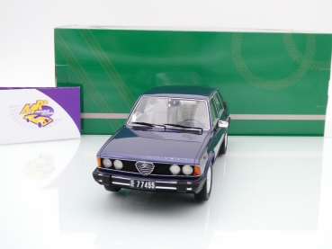 Preview: Cult CML239-3 # Alfa Romeo 6 2.5 Typ 119 Limousine Baujahr 1979-83 " dunkelblaumetallic " 1:18