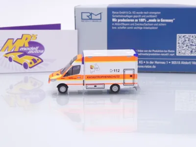 Preview: Rietze 76096 # Mercedes WAS RTW " Rettungsdienst DRK Altenkirchen-Hamm " 1:87