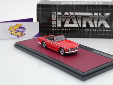 Preview: Matrix MX41902-041 # Triumph TR5 P1 Cabriolet Baujahr 1967-1968 " signalrot " 1:43