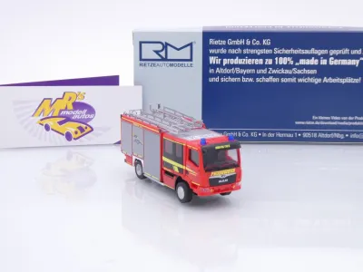 Preview: Rietze 72969 # MAN HLF Schlingmann Varus " Feuerwehr Heimbach 112 " 1:87