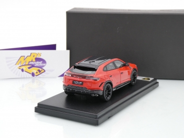Preview: Look Smart LS537C # Lamborghini Urus Performante Baujahr 2022 " Rosso Arancio / Carbon " 1:43