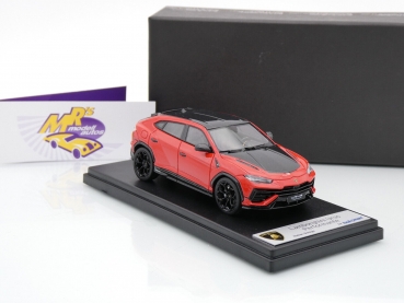 Preview: Look Smart LS537C # Lamborghini Urus Performante Baujahr 2022 " Rosso Arancio / Carbon " 1:43
