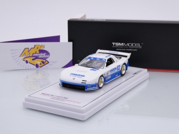 TSM Model 430656 # Mazda RX-7 GTO IMSA 2nd Road America 1991 " P. Halsmer " 1:43