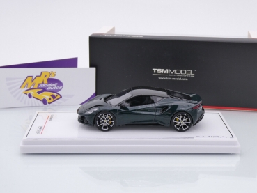 TSM Models 430666 # Lotus Emira Coupe Baujahr 2022 " dunkelgrün ( Dark Verdant Green ) " 1:43