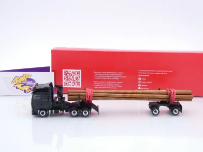 Preview: Herpa 320580 # MAN TGX GX Langholztransporter " Walter Holztransporte " 1:87
