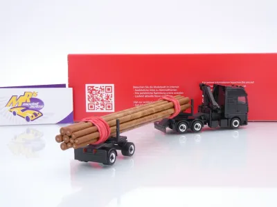 Preview: Herpa 320580 # MAN TGX GX Langholztransporter " Walter Holztransporte " 1:87