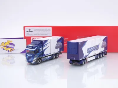 Herpa 320092 # Scania CR 20 HD Schwedenkombi " Ristimaa Power Truck Show " 1:87