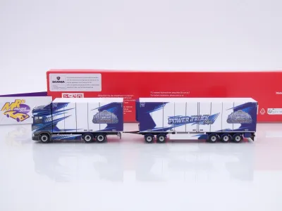 Preview: Herpa 320092 # Scania CR 20 HD Schwedenkombi " Ristimaa Power Truck Show " 1:87