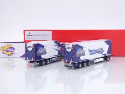 Preview: Herpa 320092 # Scania CR 20 HD Schwedenkombi " Ristimaa Power Truck Show " 1:87