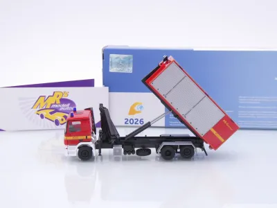 Preview: Herpa 961783 # Mercedes Actros Wechsellader " Feuerwehr / Intermodellbau " 1:87