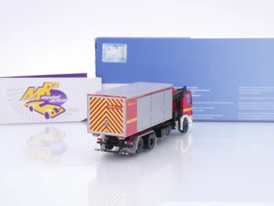Preview: Herpa 961783 # Mercedes Actros Wechsellader " Feuerwehr / Intermodellbau " 1:87