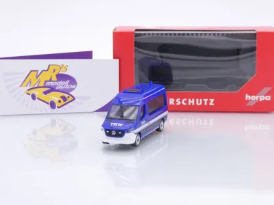 Herpa 962377 # Mercedes-Benz Sprinter Bus " THW Hannover " Interschutz 2026 1:87